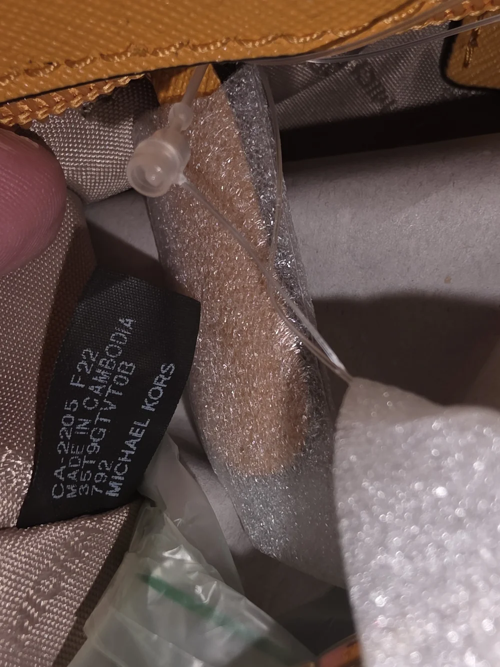 Michael Kors Orange MK Logo Tote